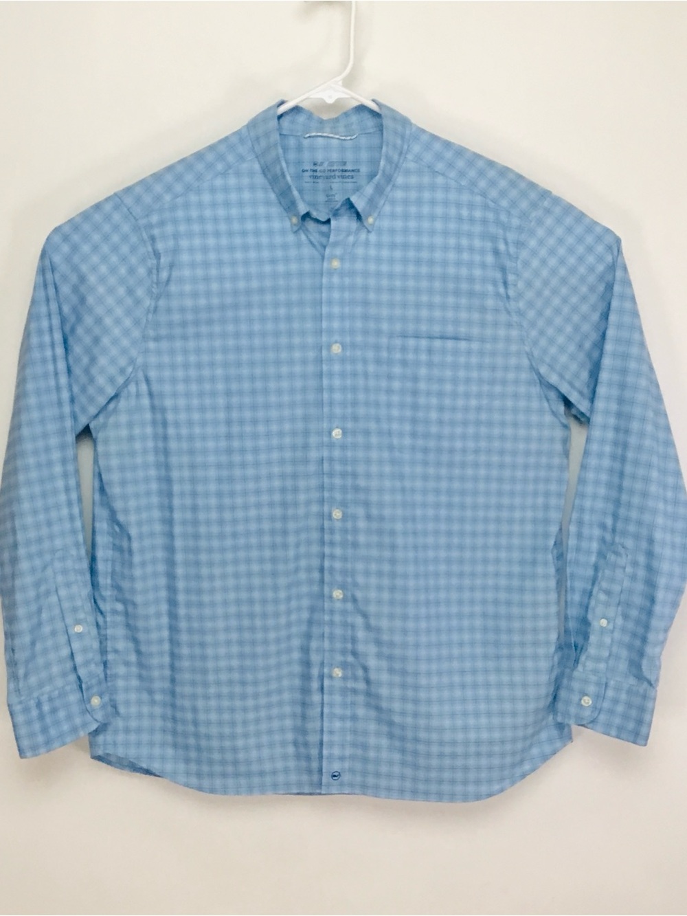 Vineyard Vines OTG On The Go Performance men’s long sleeve button down shirt